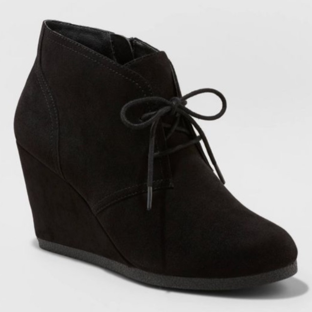 sale Bessie Microsuede Wedge Bootie